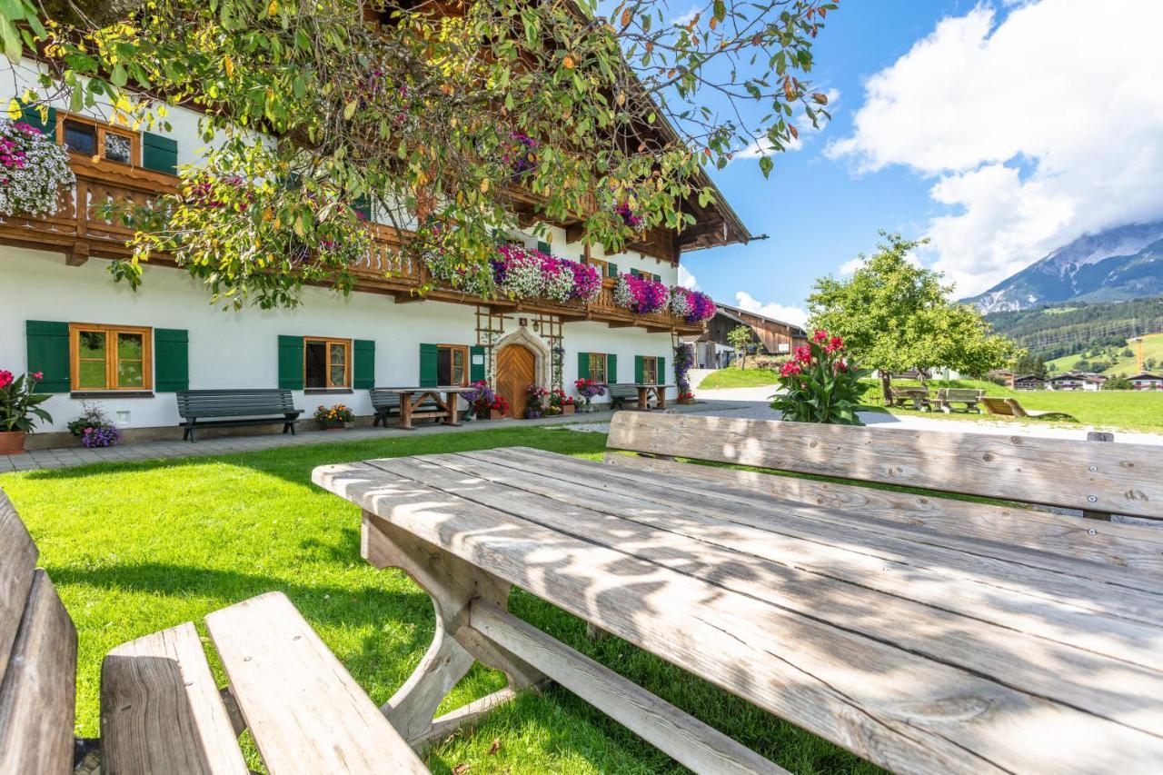 Biobauernhof Stegerbauer Daire Maria Alm am Steinernen Meer Dış mekan fotoğraf