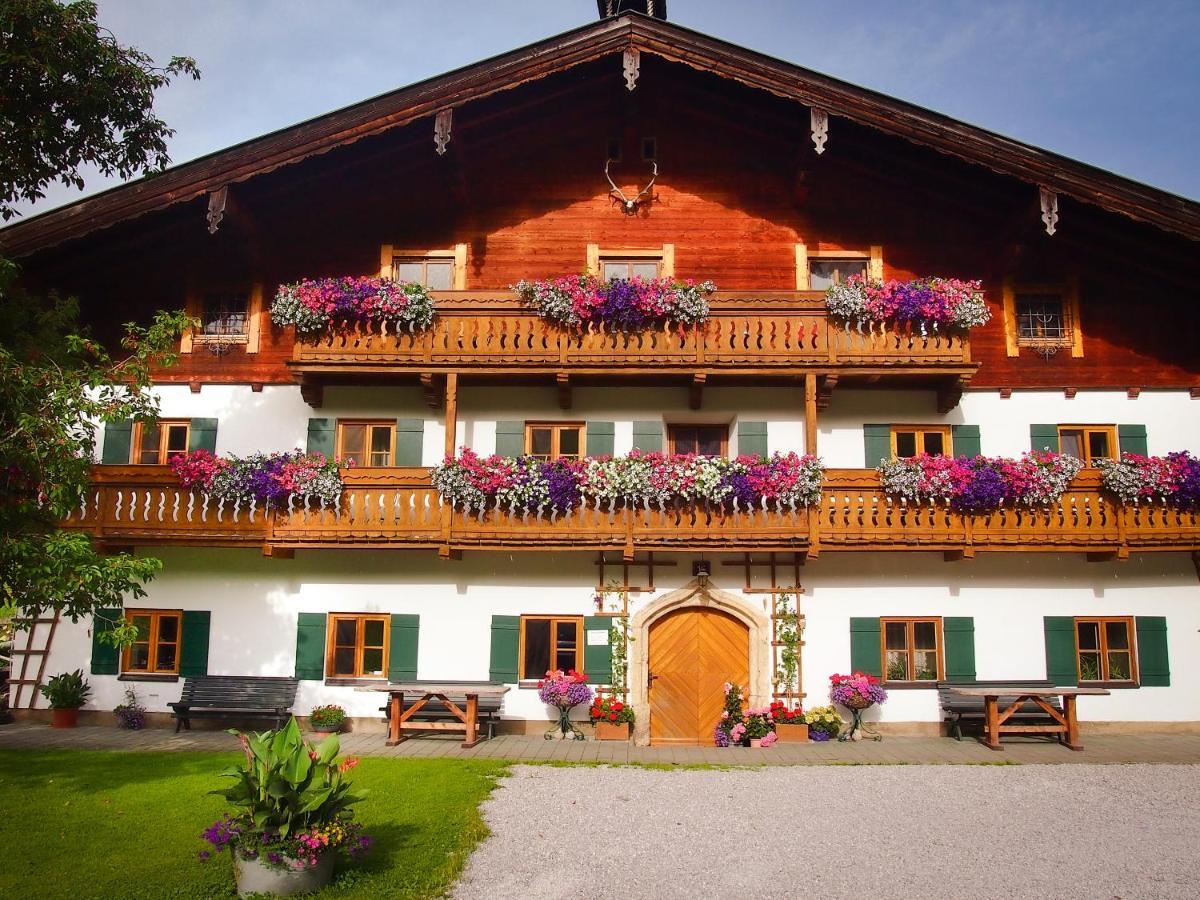 Biobauernhof Stegerbauer Daire Maria Alm am Steinernen Meer Dış mekan fotoğraf
