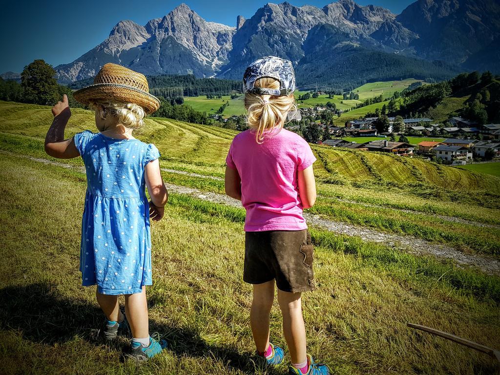 Biobauernhof Stegerbauer Daire Maria Alm am Steinernen Meer Dış mekan fotoğraf